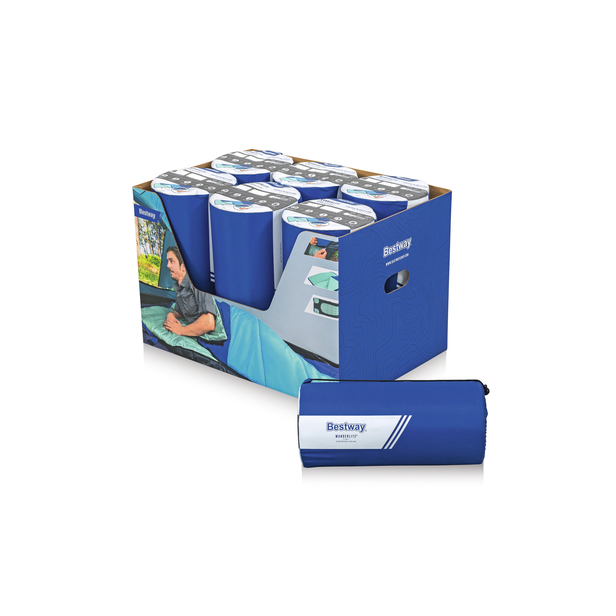 Sovsäck Bestway WanderLite 2-i-1