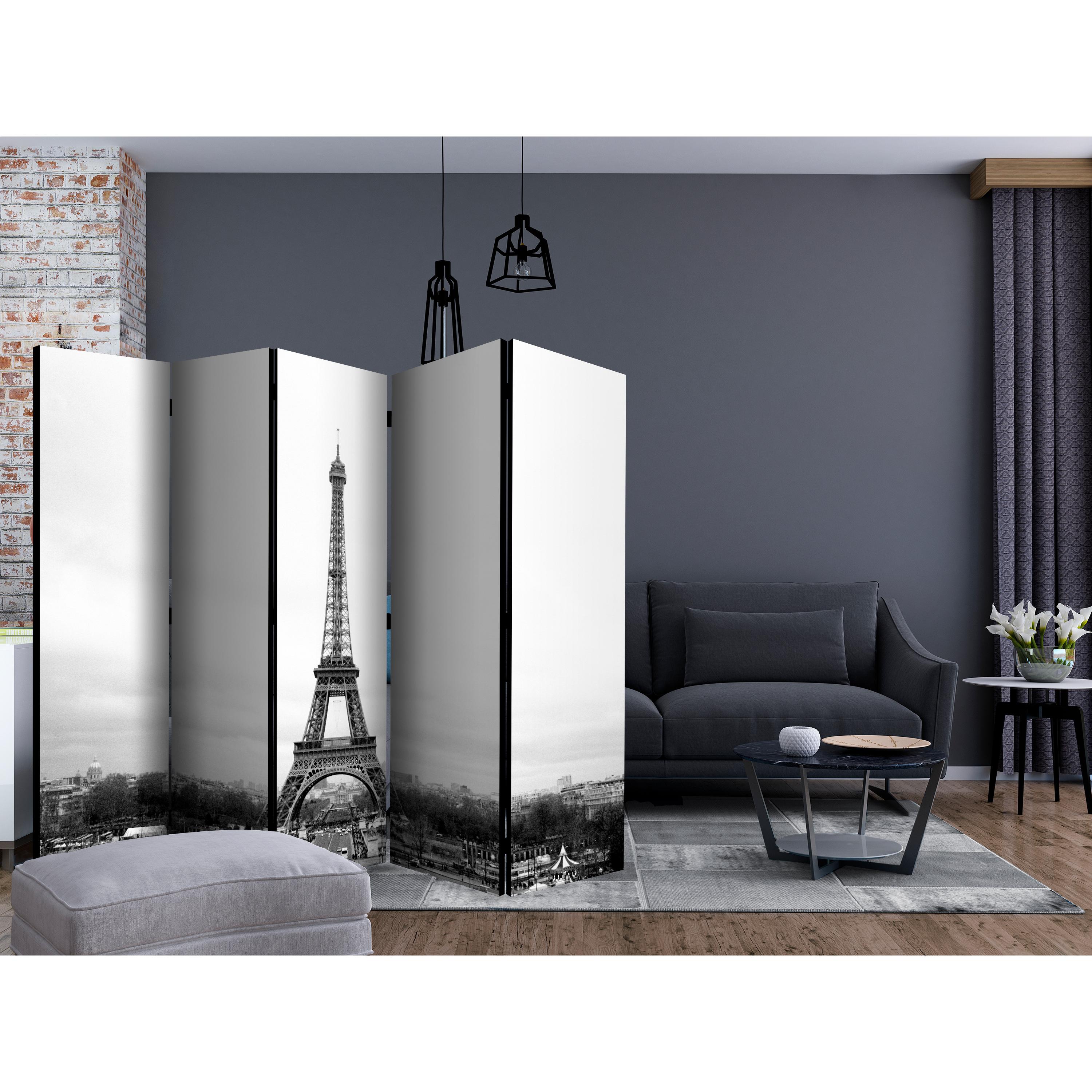 Rumsavdelare Arkiio Paris Black and White Photography II 225x172 cm