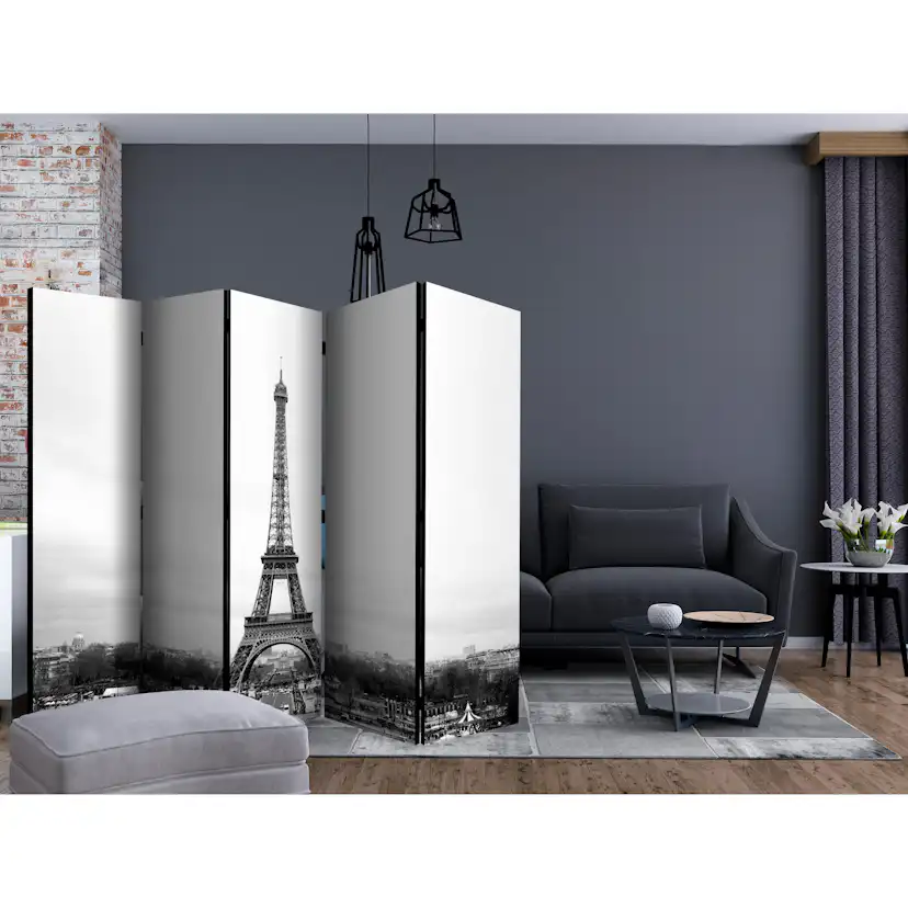 Rumsavdelare Arkiio Paris Black and White Photography II 225x172 cm