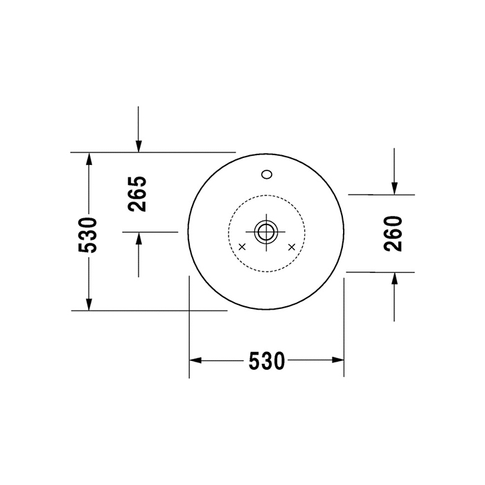 Tvättställ Duravit Starck 1