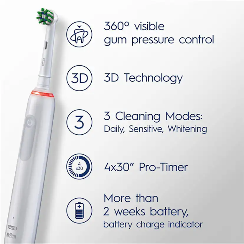 Eltandborste Oral-B Pro 3 3000