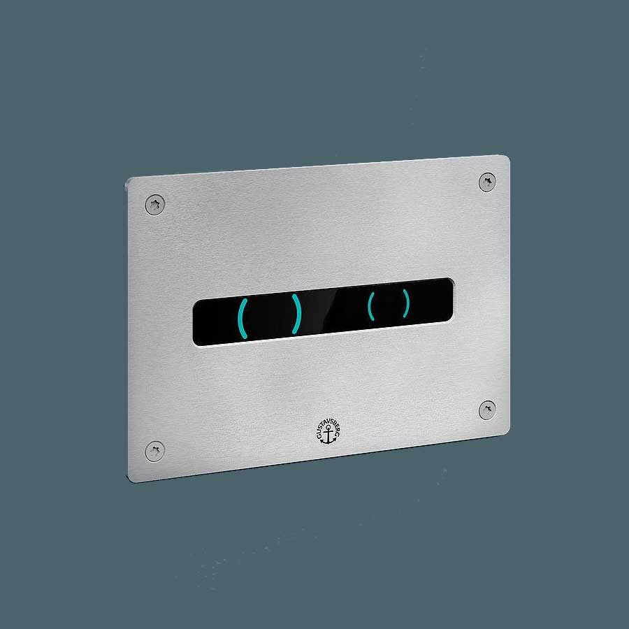 Spolknapp Gustavsberg Sensorstyrd för WC-fixtur Triomont XS Rostfri