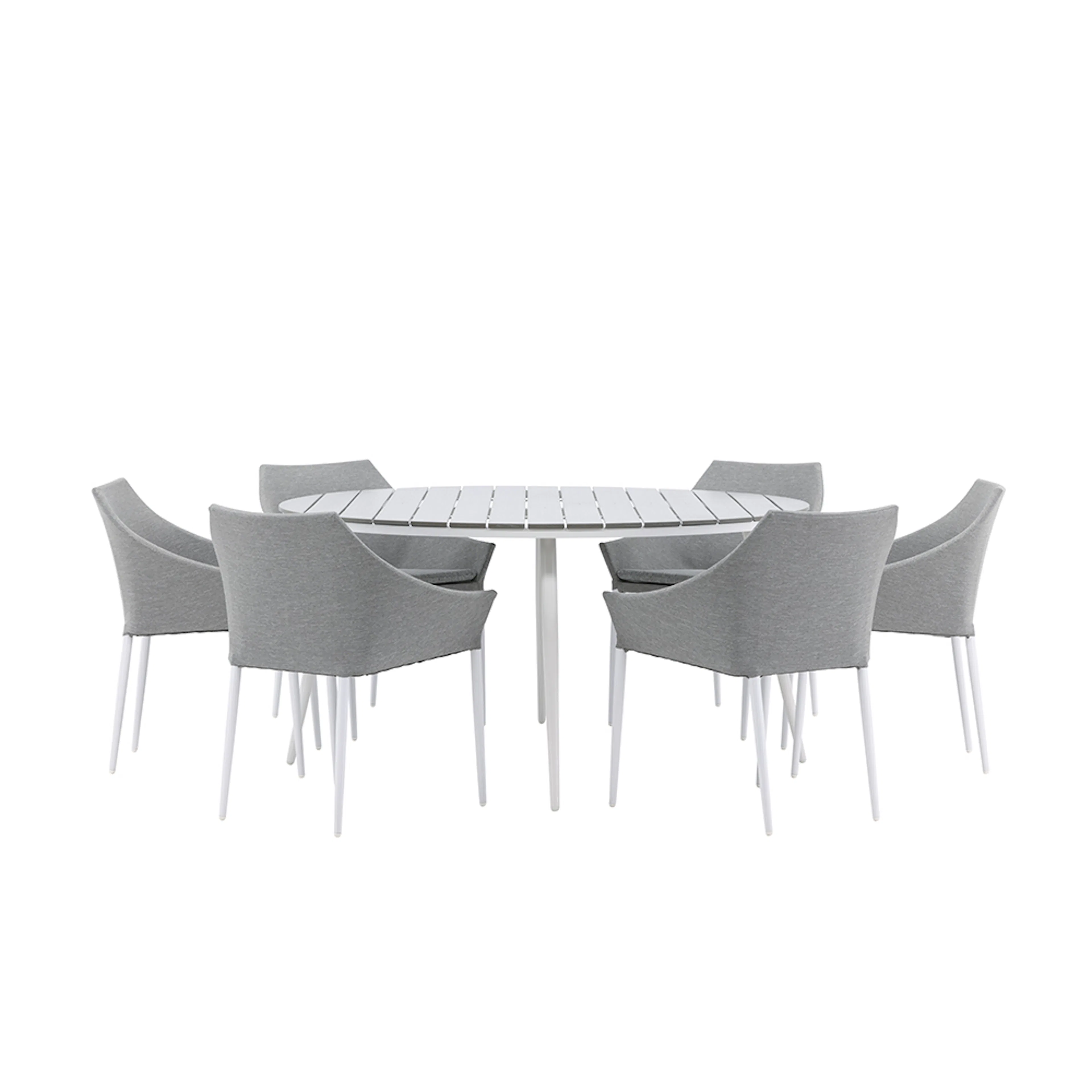 Matgrupp Venture Home Break Ø150 cm med 6 Spoga Stolar
