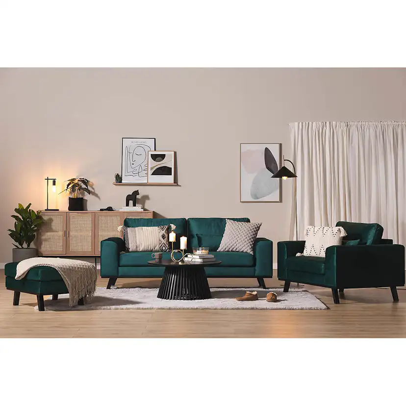 Fotpall Scandinavian Choice Copenhagen Sammet