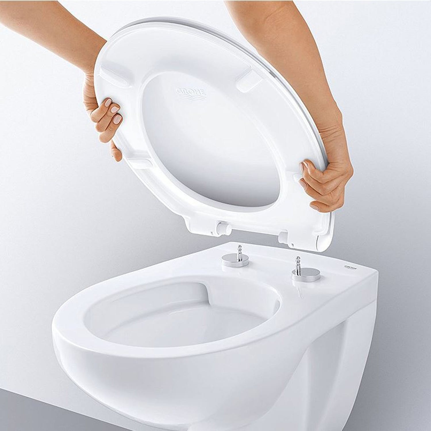 Vägghängd Toalettstol Grohe Bau Ceramic 39427 Komplett
