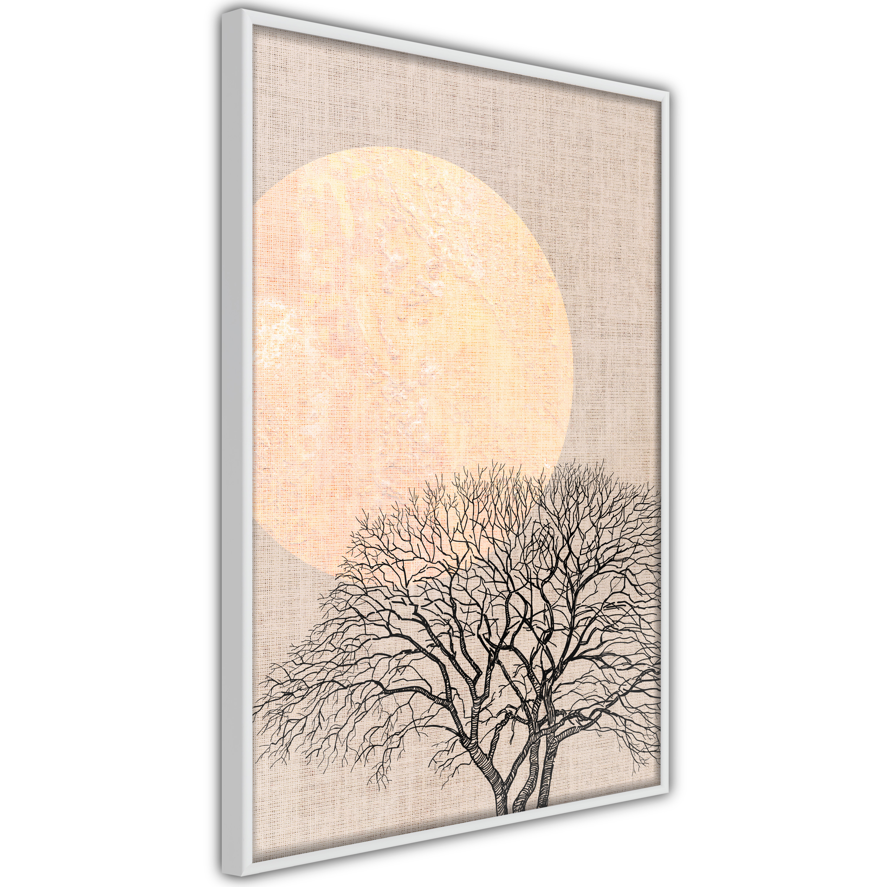 Poster Artgeist Affisch Morning Full Moon