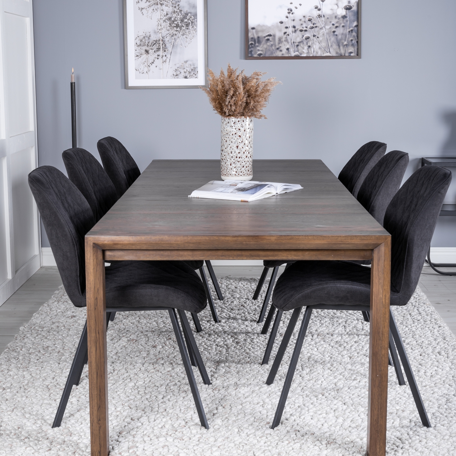 Matgrupp Venture Home Shy med 6 Geneva Matstolar