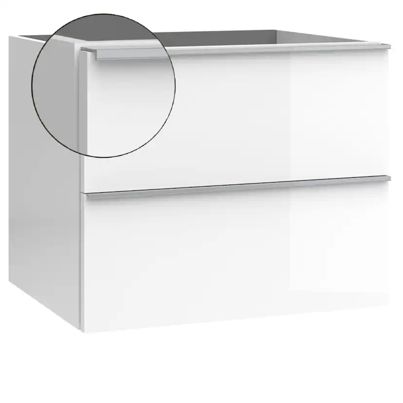 Kommod 120 cm Tenfors Harmoni Vit Blank 4 lådor Vit