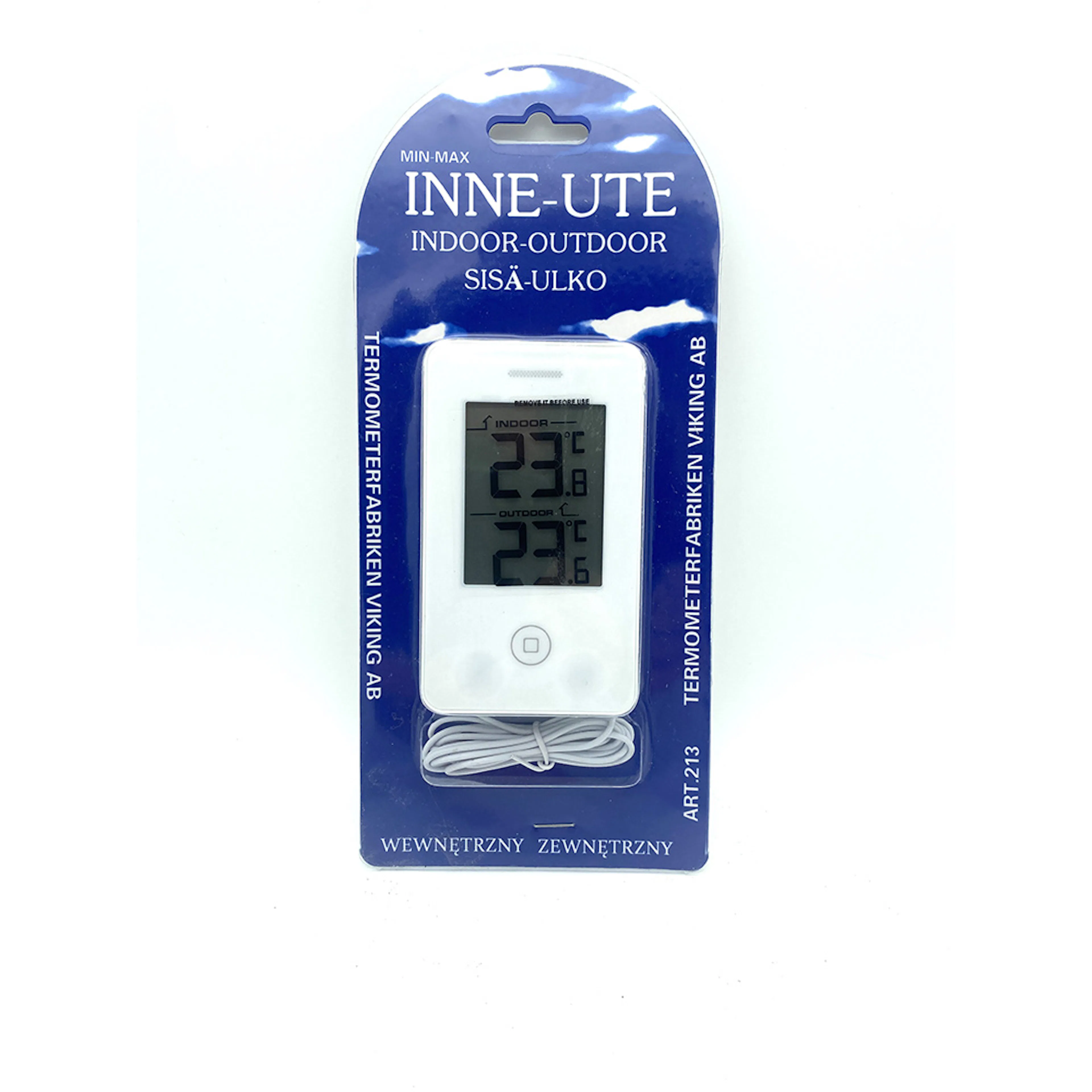 Termometer Termometerfabriken Viking Digital Inne/Ute