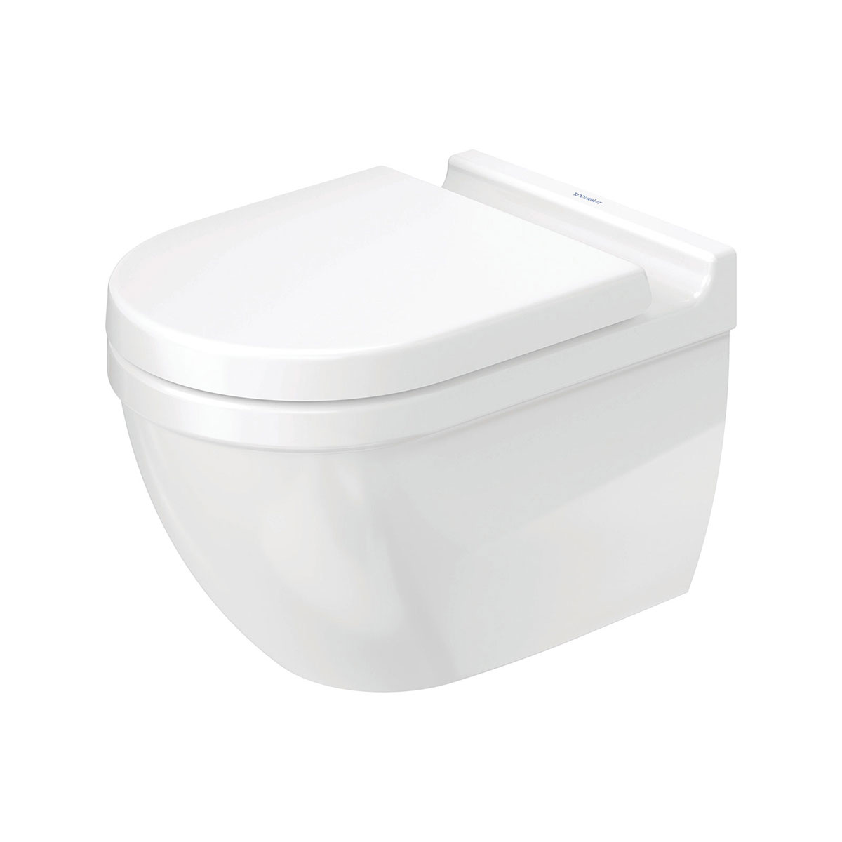 Vägghängd Toalettstol Duravit Starck 3 252709 Rimless utan Toalettsits