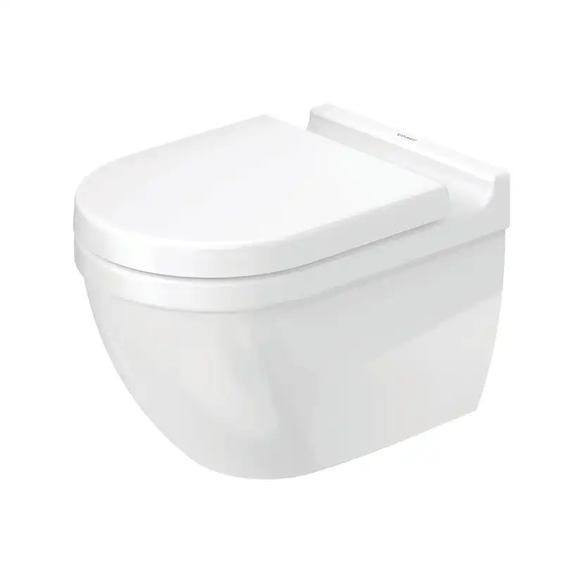 Vägghängd Toalettstol Duravit Starck 3 252709 Rimless utan Toalettsits