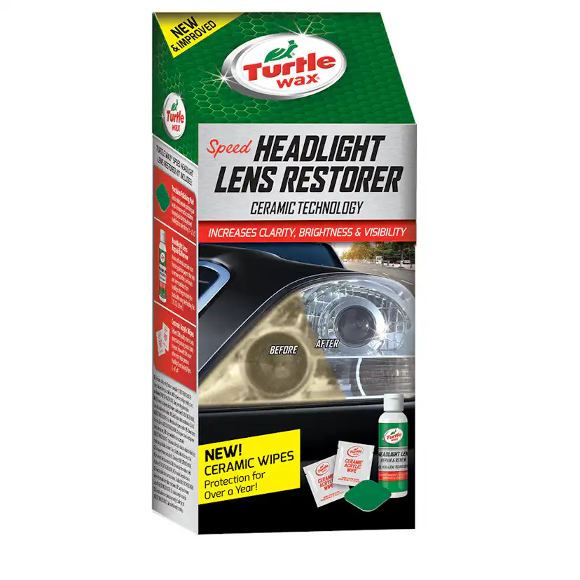 Glasrengöring Turtle Wax Speed Headlight Restorer Kit