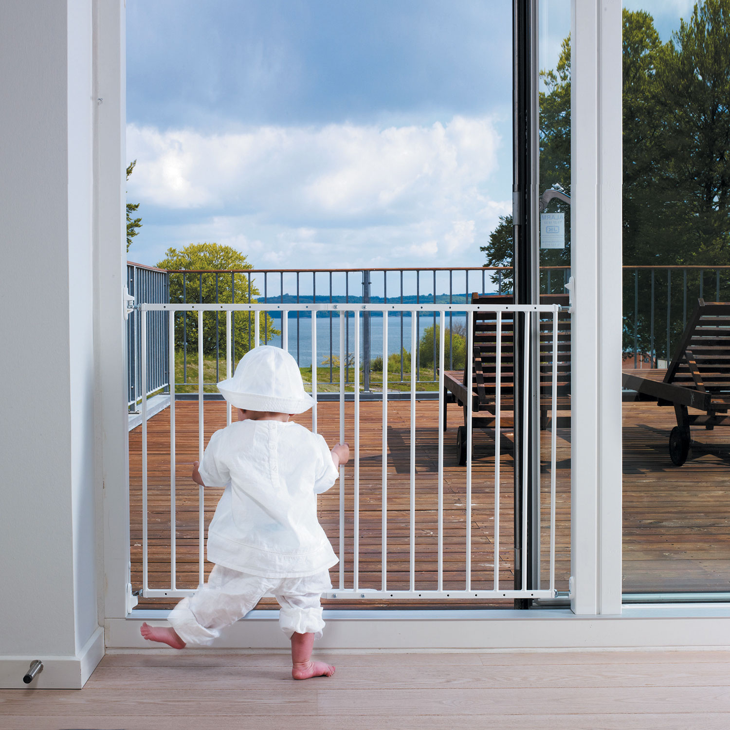 Trappgrind Lundbergs Stadig Vit