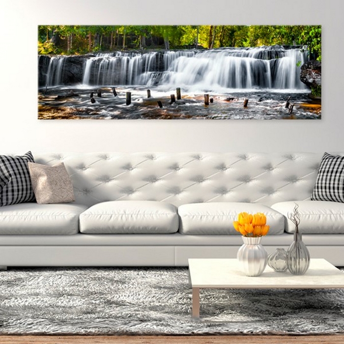 Tavla - Fairytale Waterfall  135x45 135x45 cm