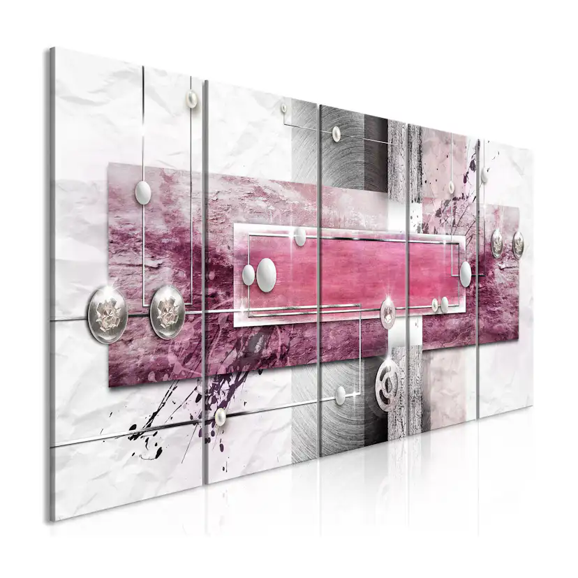Tavla Arkiio Mysterious Mechanism Narrow Pink 5 delar