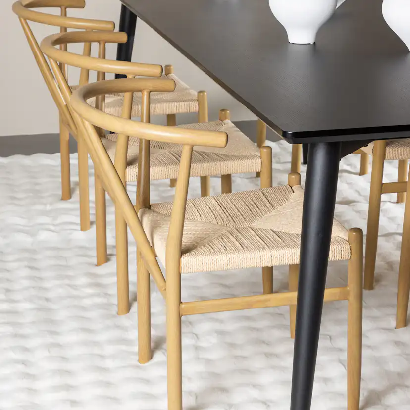 Matgrupp Venture Home Ellis 230 med 6 st Alfons Stolar