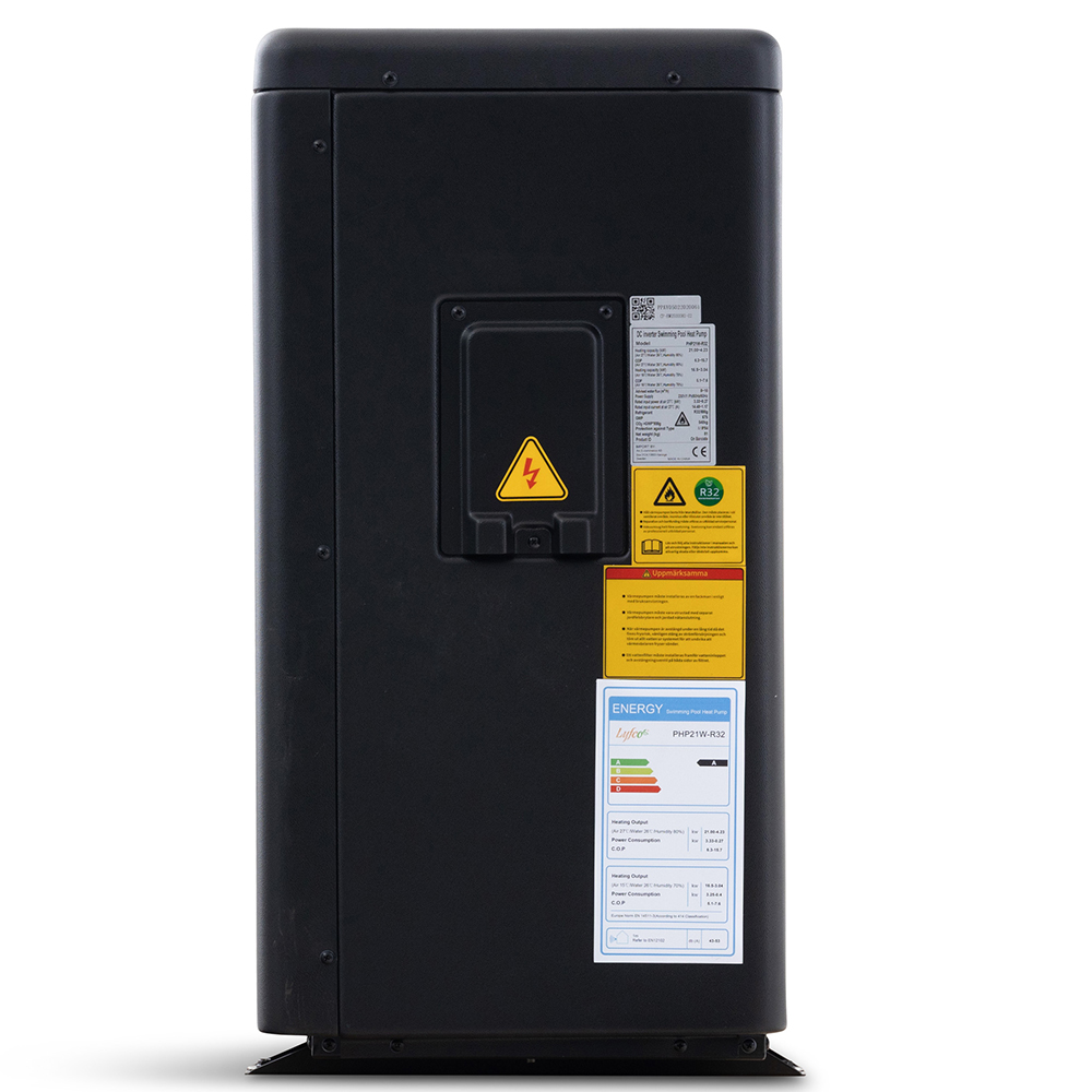 Poolvärmepump Lyfco 21kW Inverter R32 Wifi, ABS