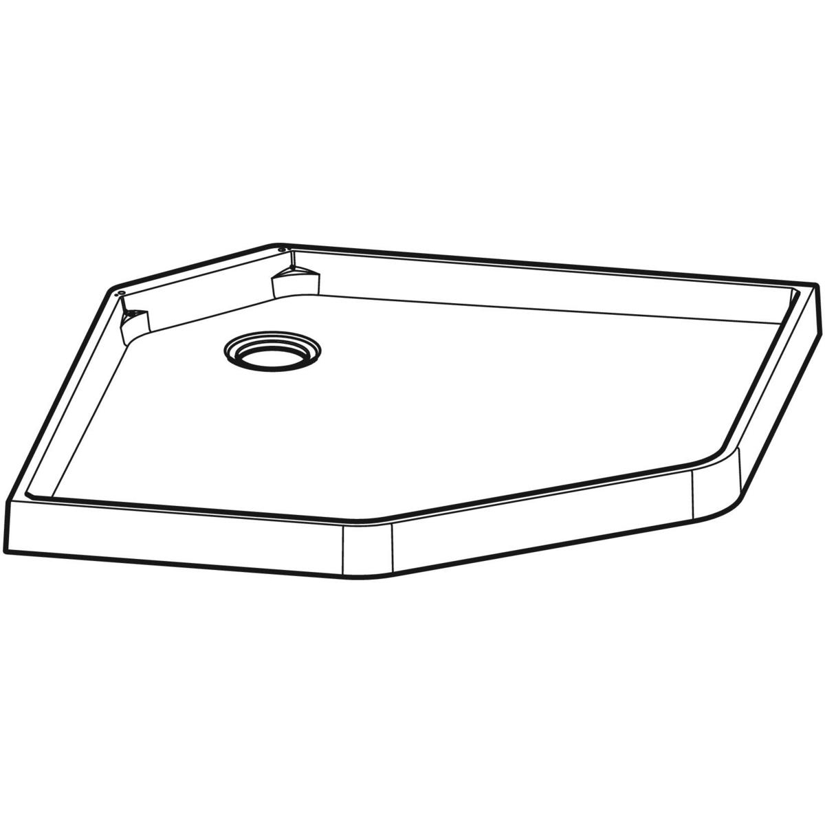 Duschkabin Ifö Showerama Classic Pentagonal