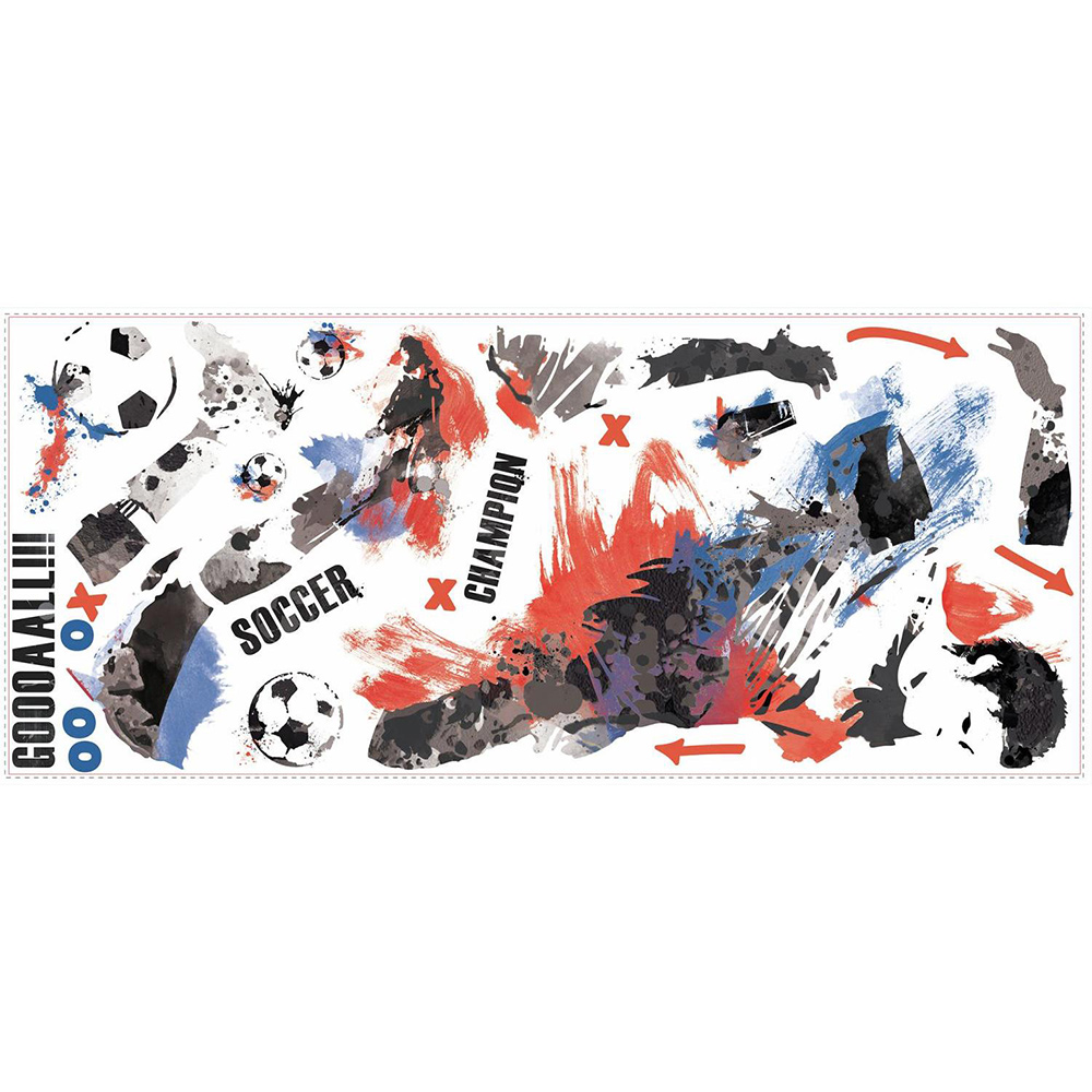 Väggdekor RoomMates Men's Soccer Champion Stor