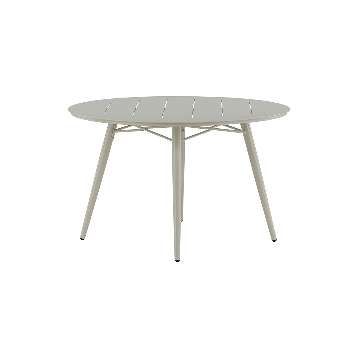 Utebord Venture Home Lina Ø120 cm Matbord i Trä & Aluminium, Beige