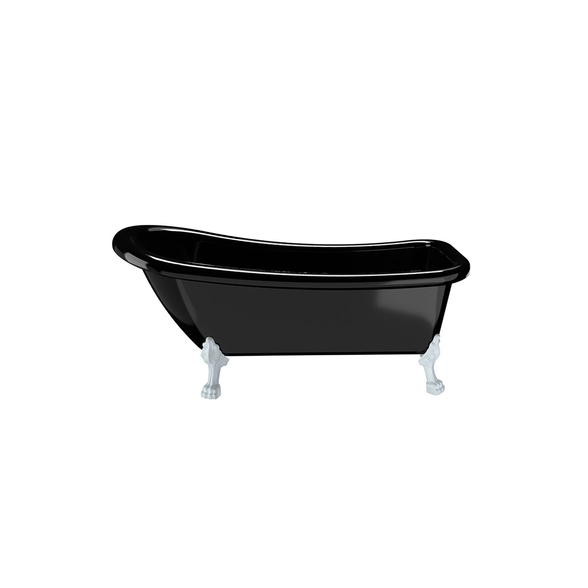 Badkar Noro Old England 1530 mm Svart