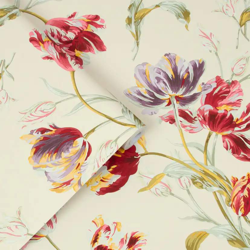 Tapet Laura Ashley Gosford 113400 Non Woven, Mönstrad Flerfärgad