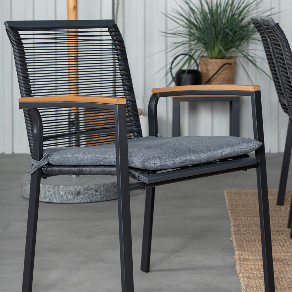 Matgrupp Venture Home Bois med 6 Deni Stolar