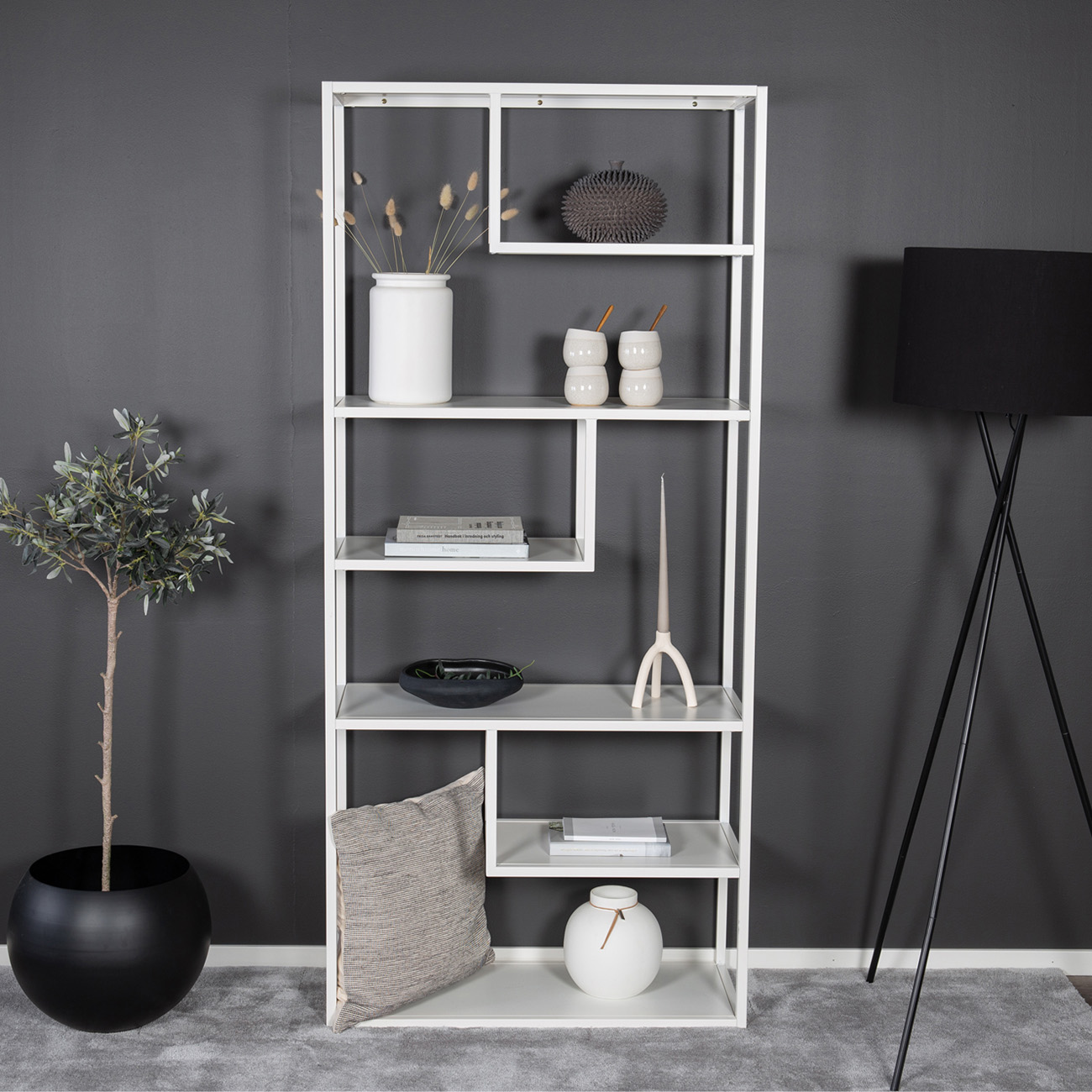 Bokhylla Venture Home Staal
