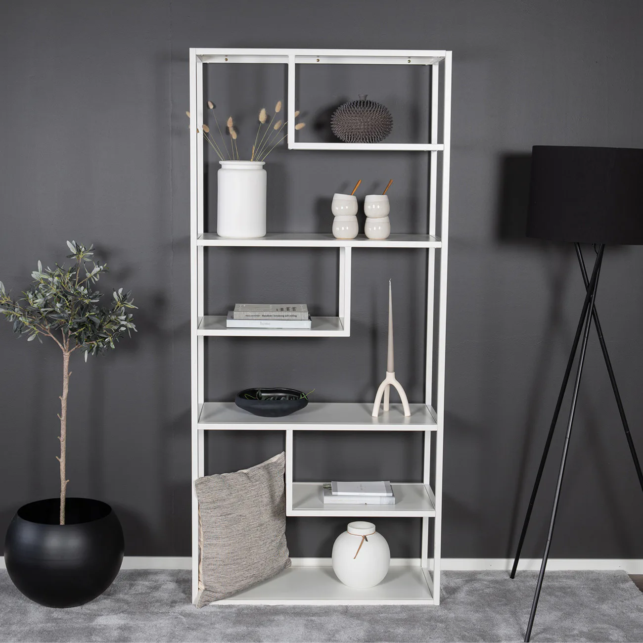 Bokhylla Venture Home Staal