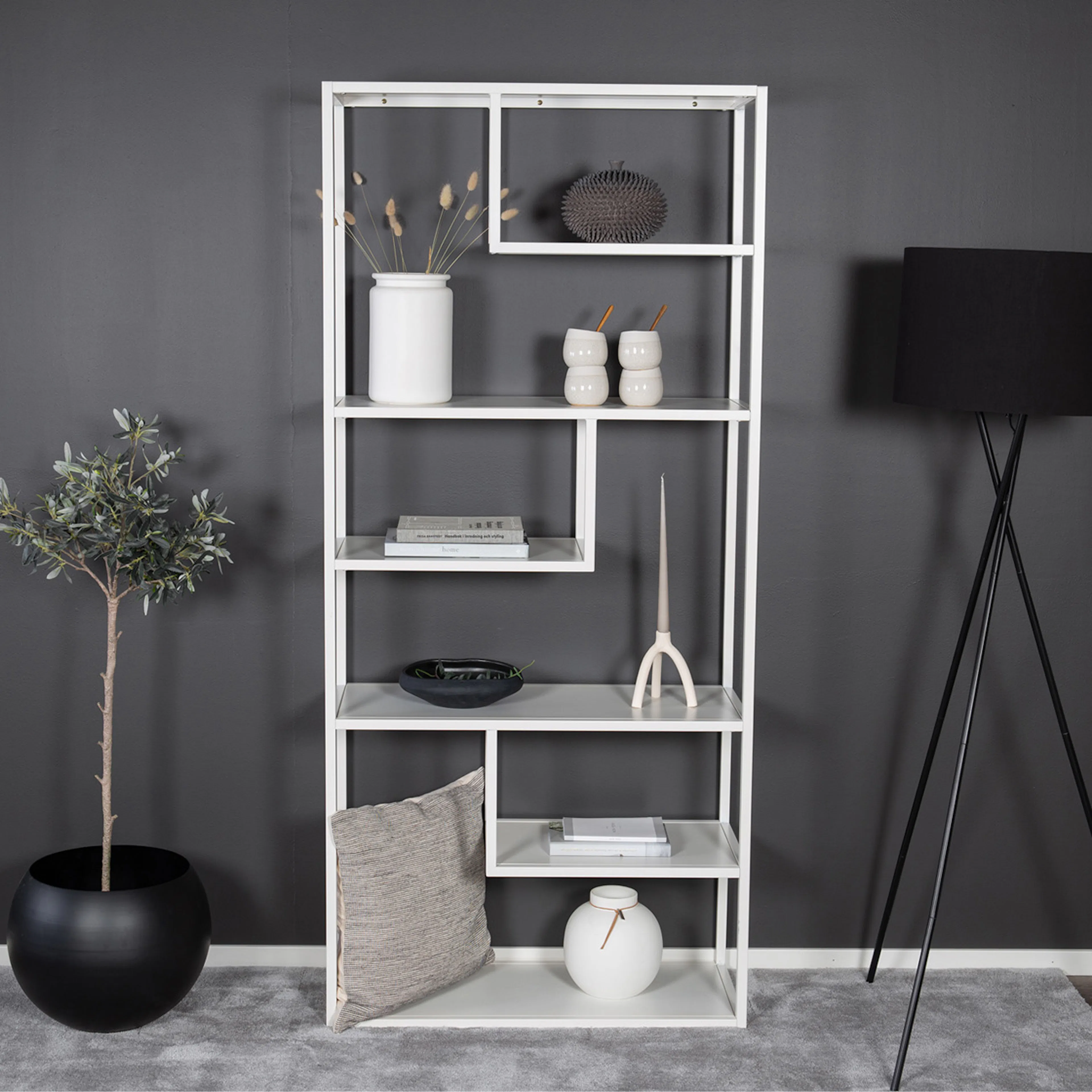 Bokhylla Venture Home Staal
