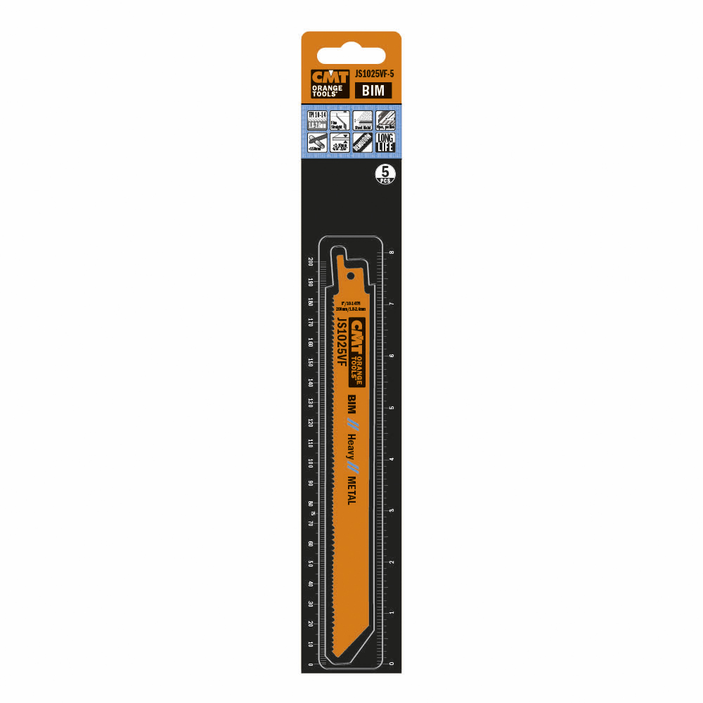 Tigersågblad CMT Orange Tools Metall 200mm BIM Heavy 5 st