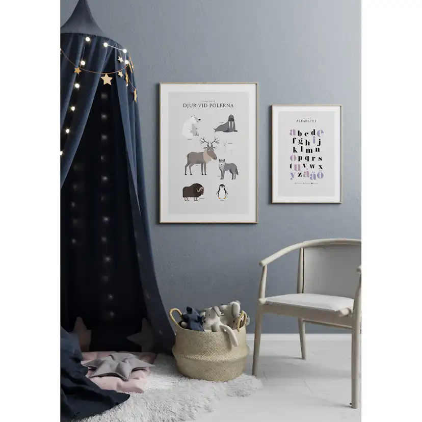 Poster Gallerix Djur Vid Polerna