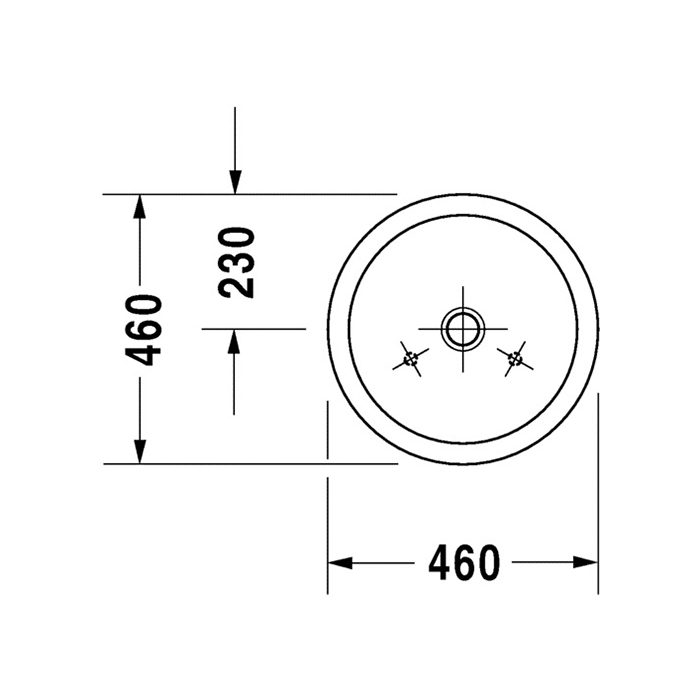 Tvättställ Duravit Starck 1 044546