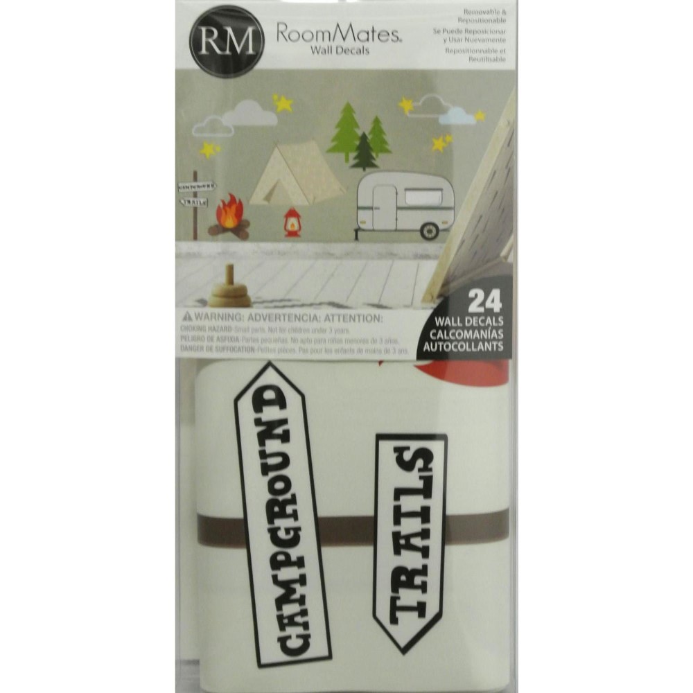 Väggdekor RoomMates Camping