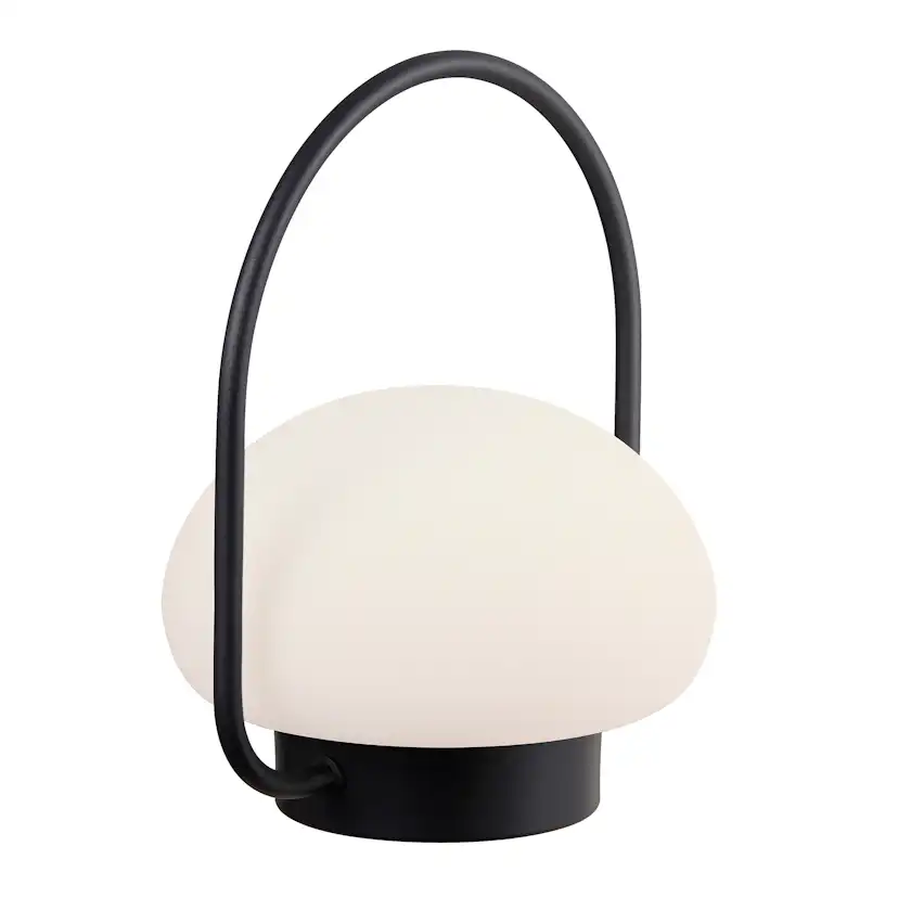 Lampa Nordlux Sponge To Go Svart/Vit