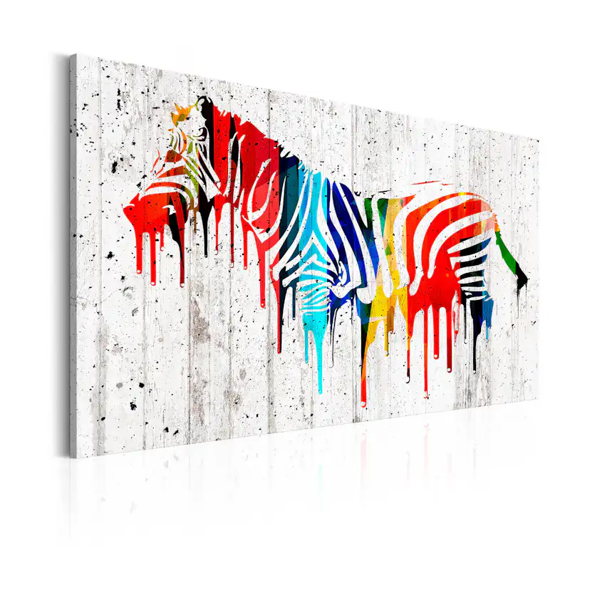 Tavla Arkiio Colourful Zebra