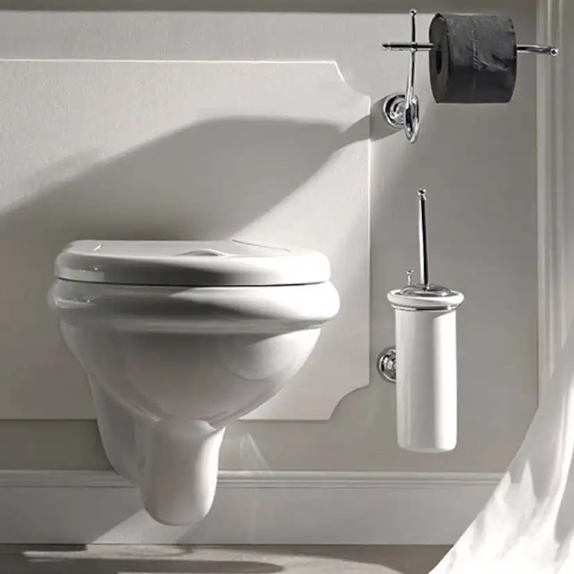 Vägghängd Toalettstol Lavabo Retro