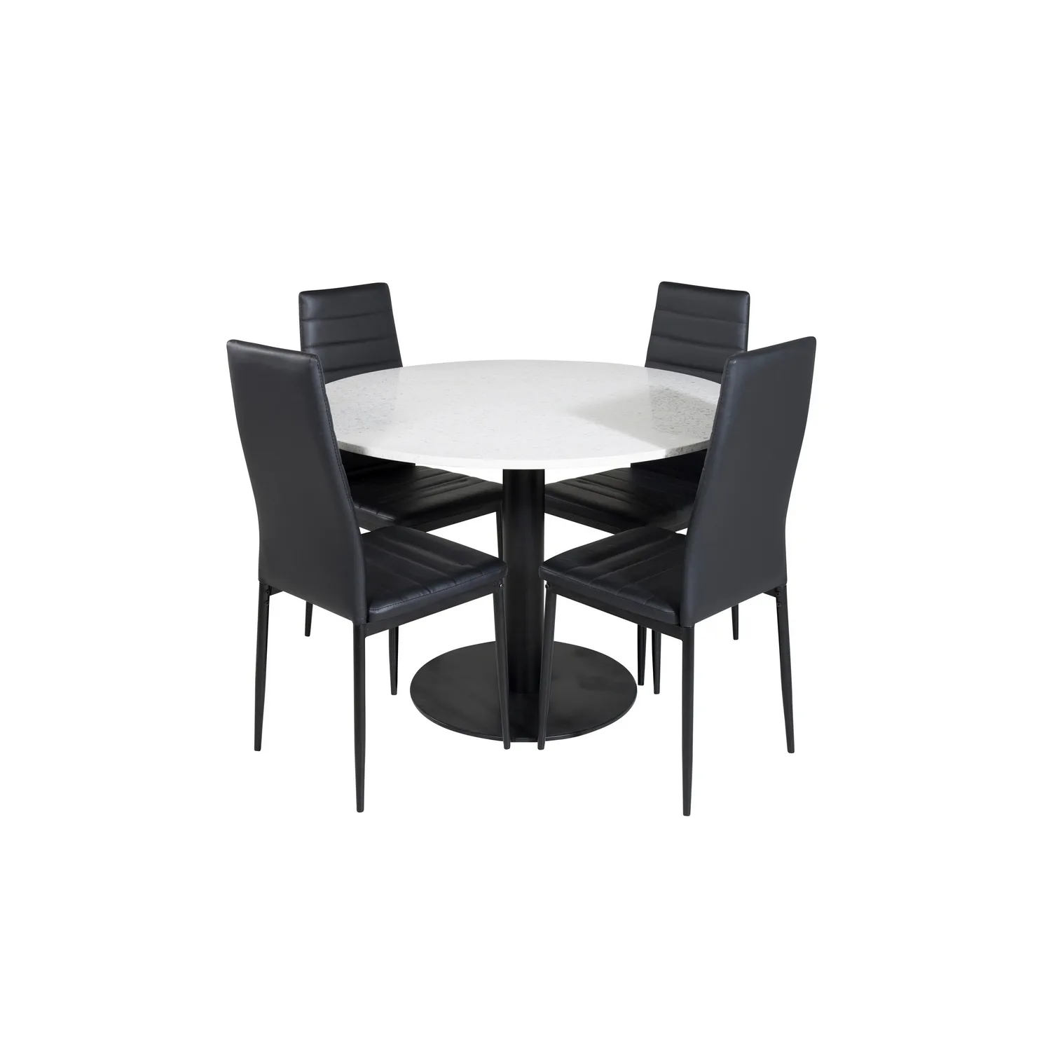 Matgrupp Venture Home Roxanna med 4 Sly Stolar Runt