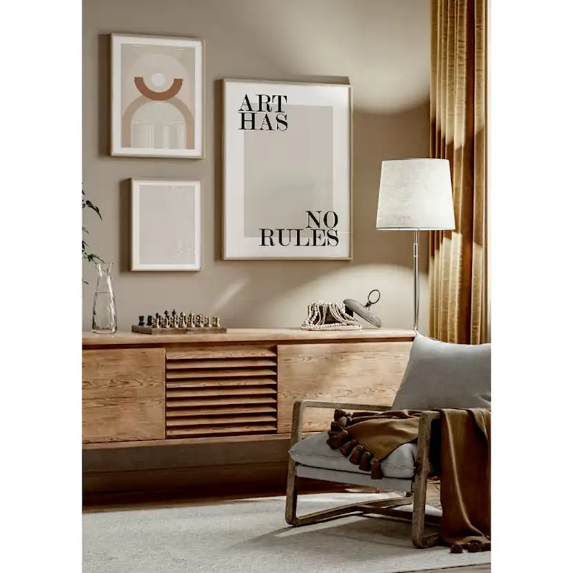 Poster Gallerix Art Has No Rules