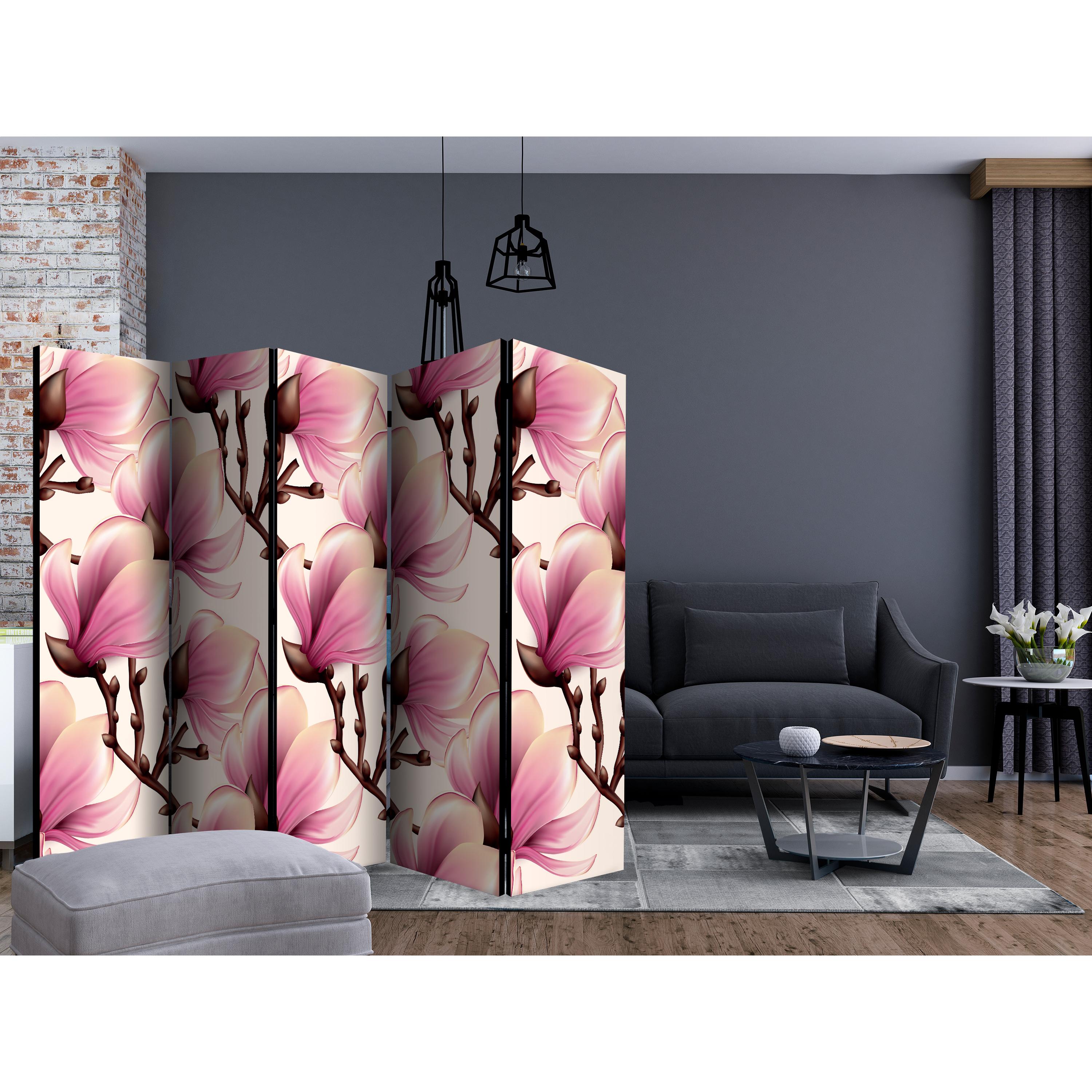 Rumsavdelare Arkiio Blooming Magnolias II 225x172 cm