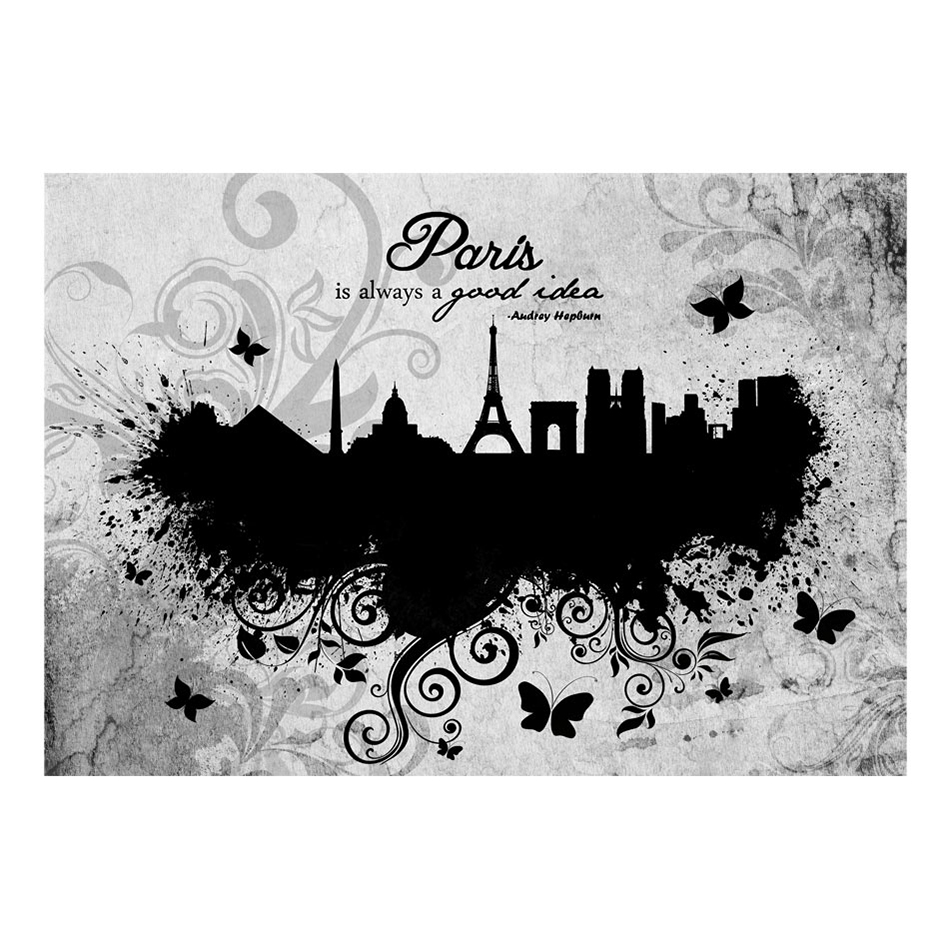 Fototapet Arkiio Paris Is Always A Good Idea Black And White
