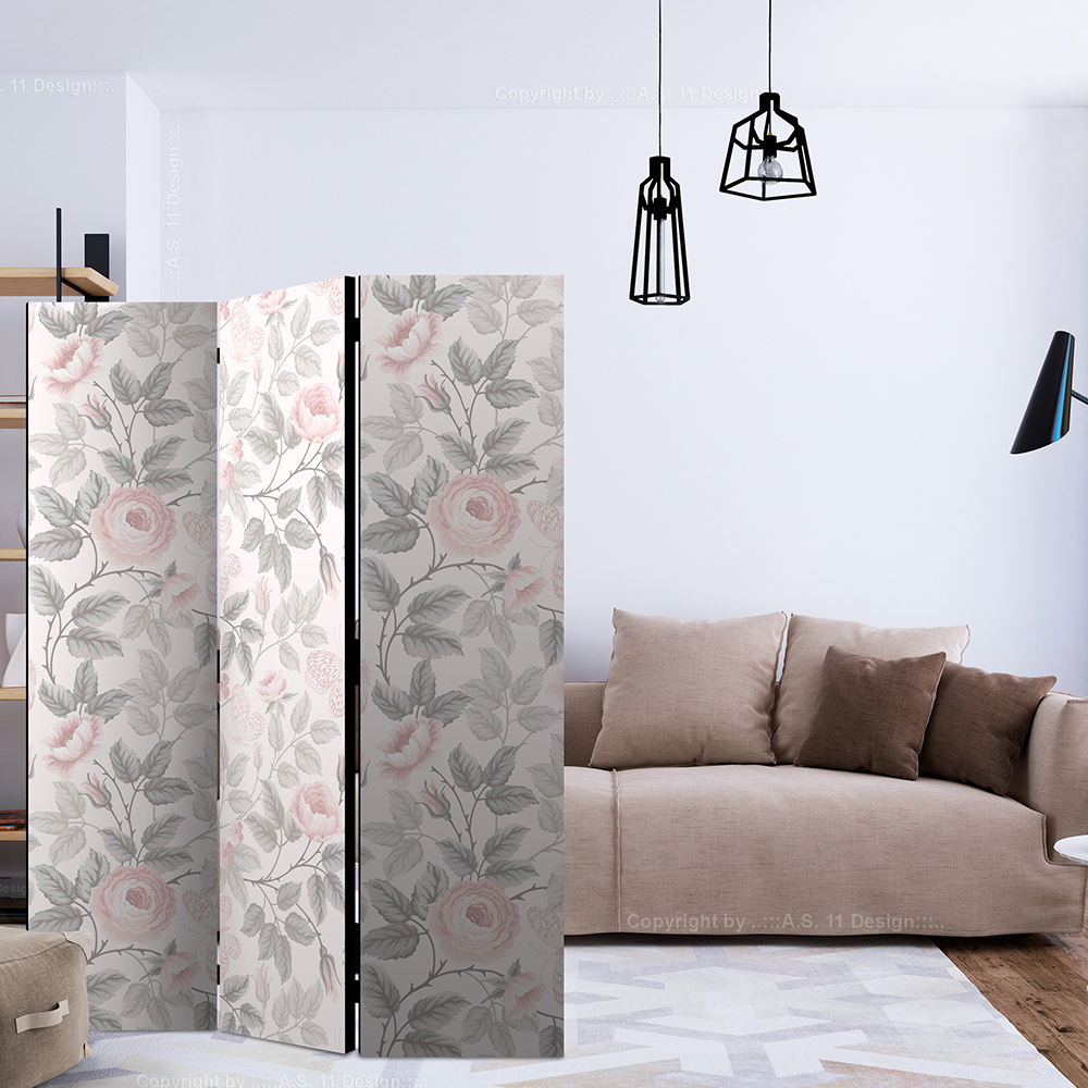 Rumsavdelare Arkiio Watercolor Roses 135x172 cm