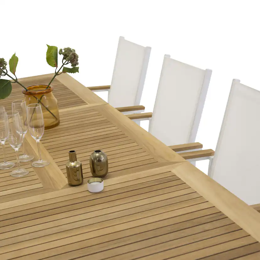 Matgrupp Venture Home Perla 160/240 med 8 Tilly Stolar