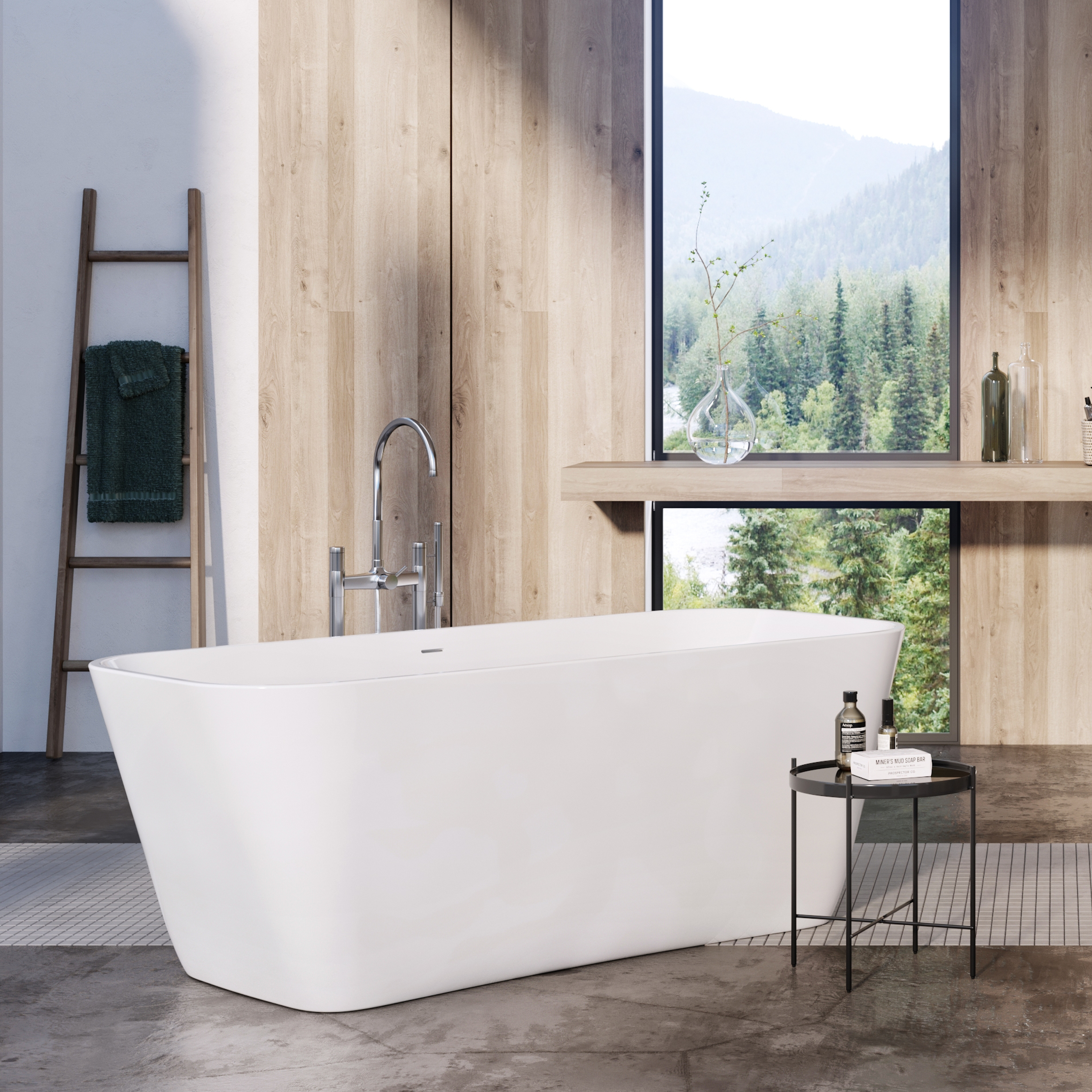 Badkar Swebad Oskarshamn Solid Surface