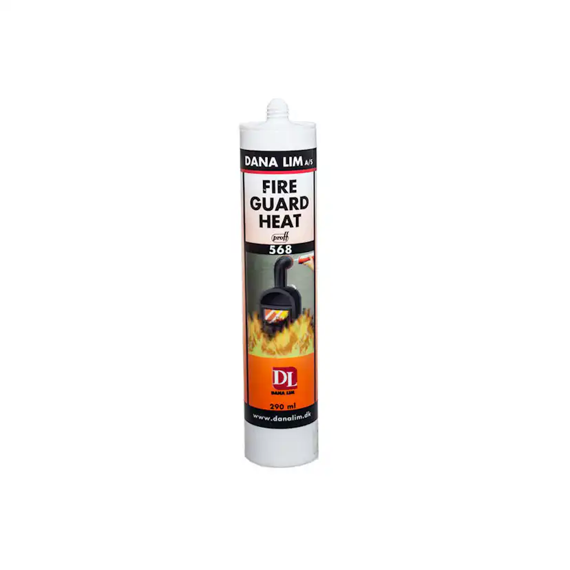 Pannkitt Danalim Dana Fireguard 568 290 ml Svart
