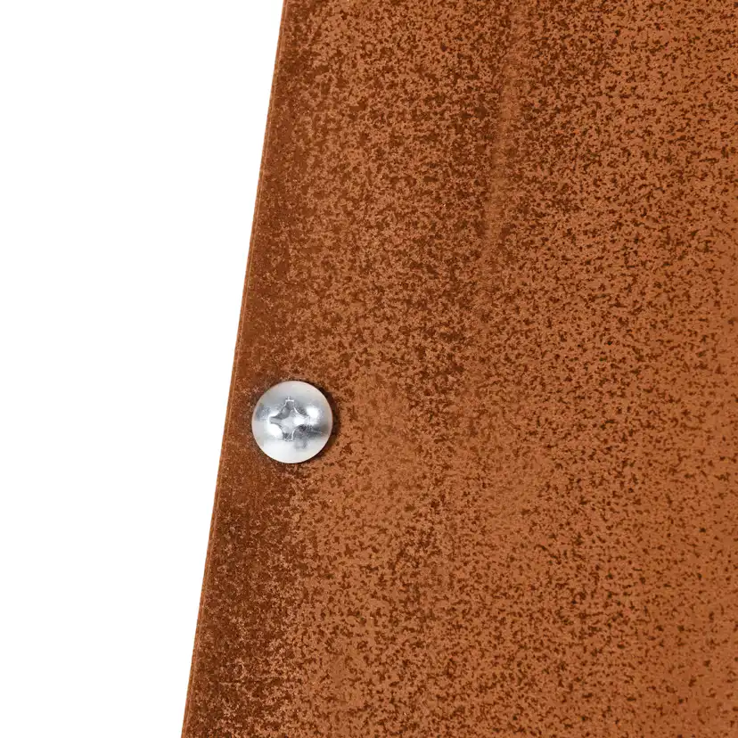 Eldstad Lyfco Cortenstål Hög med Hylla