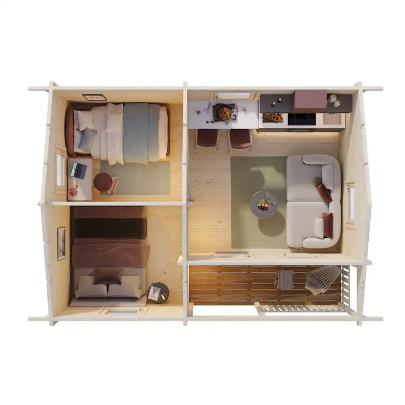 Stuga Palmako Anna 29,2 m2