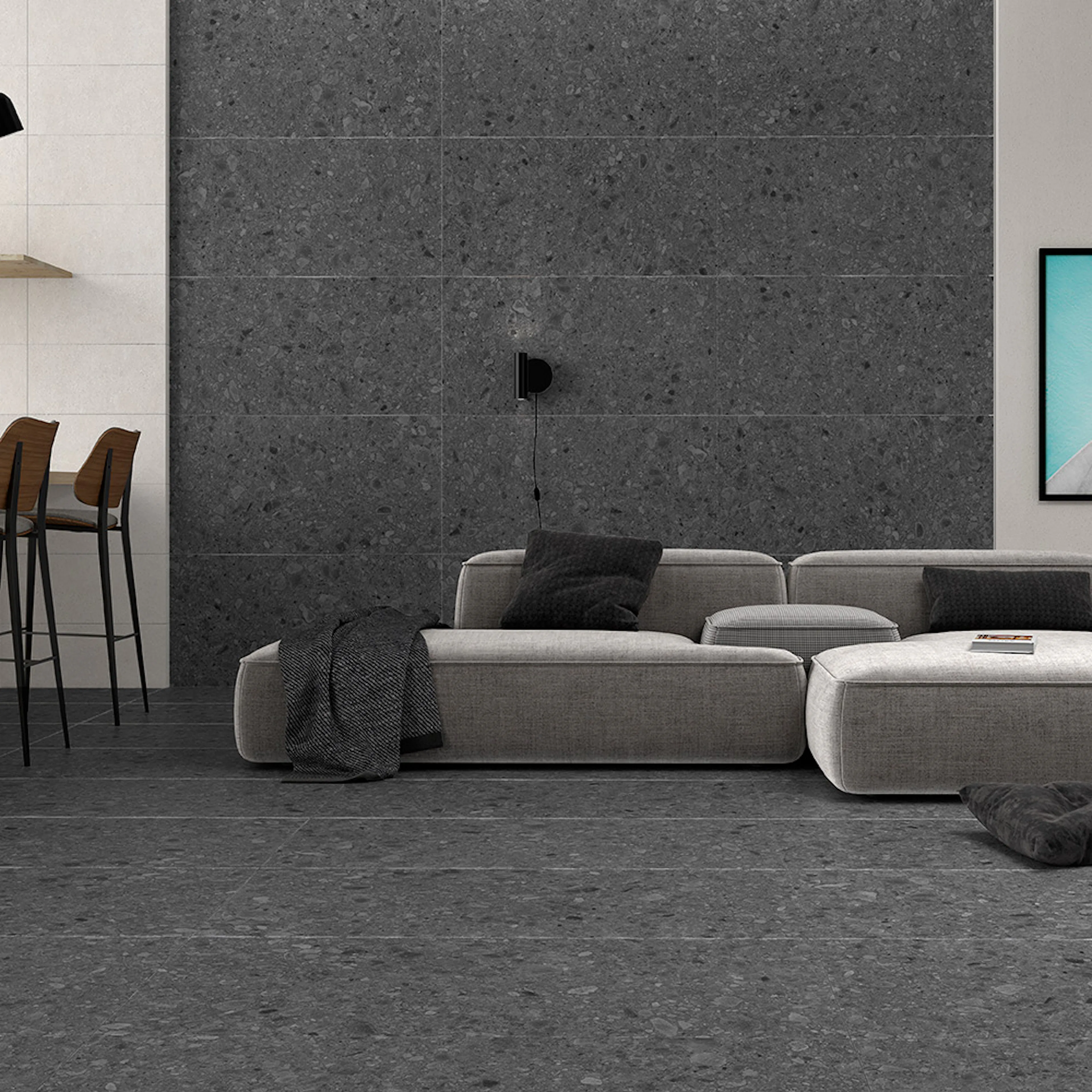 Klinker Tenfors Flodsten Night 60x120 cm