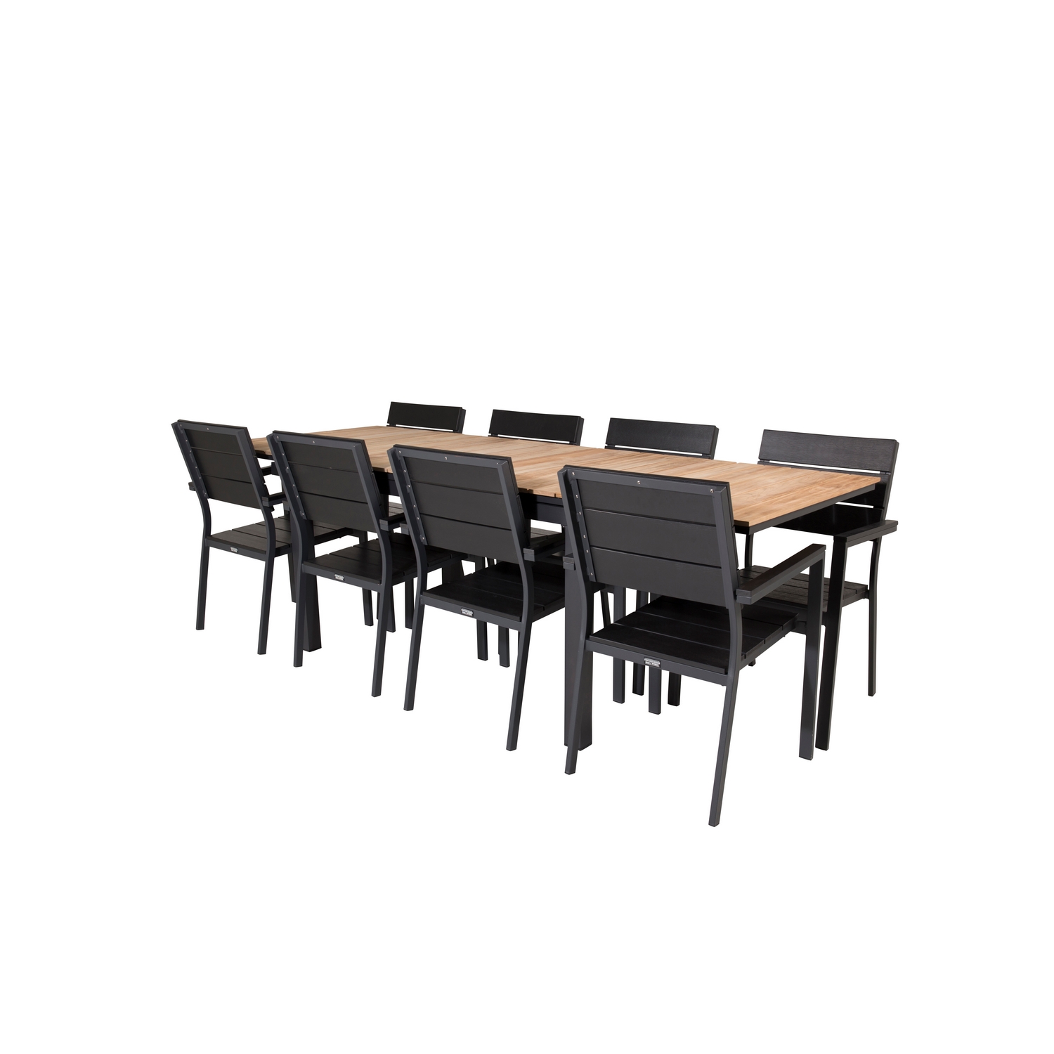 Matgrupp Venture Home Meya 160/240 med 8 Lova Matstolar