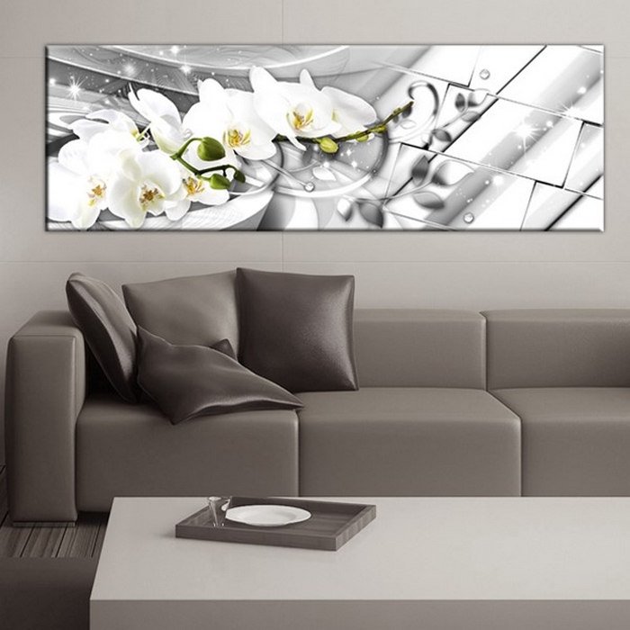 Tavla - Twisted Orchids 135x45 135x45 cm